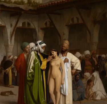 Slave Market - 1866  Jean-Léon Gérôme