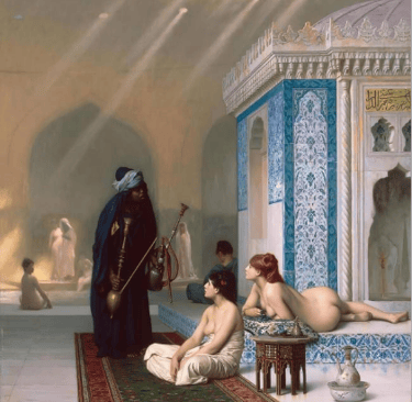 Piscine dans un harem - 1876  Jean-Léon Gérôme