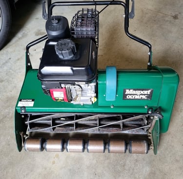 Scott Bonnar Alroh Masport MowMaster Cylinder Mower Specialist