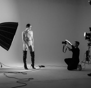 Fotografas Eimantas Paulauskas eimantasPhoto studijoje