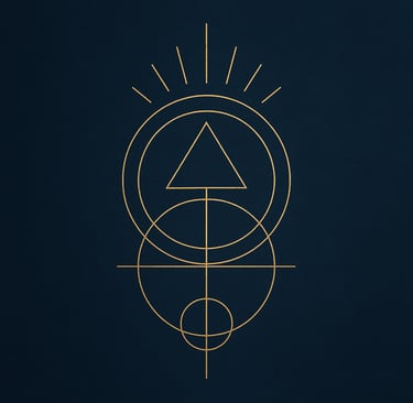 Golden sigil sacred intention, spiritual devotion, and the daily commitment to soul reclamation