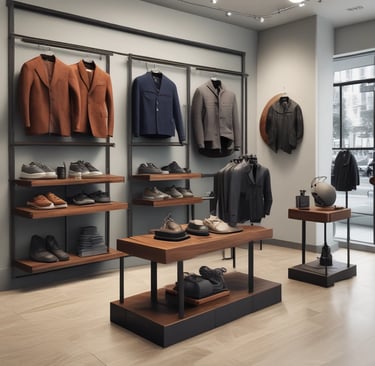 A vibrant display of attractive products on a sleek background.