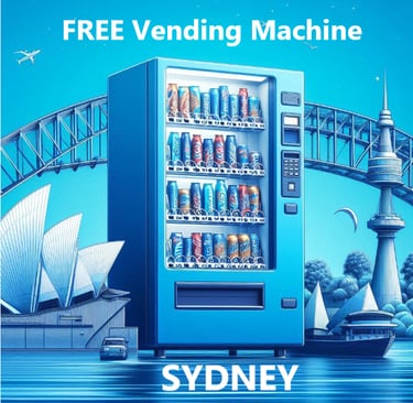 FREE vending machine button to get vending machines free Sysney