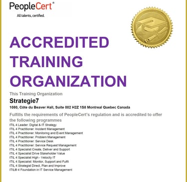 a certificate certificate for a training program