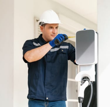 EV charger installation