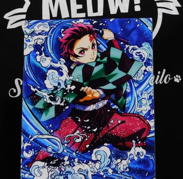 Ceramica con diseño de Kimetsu No Yaiba