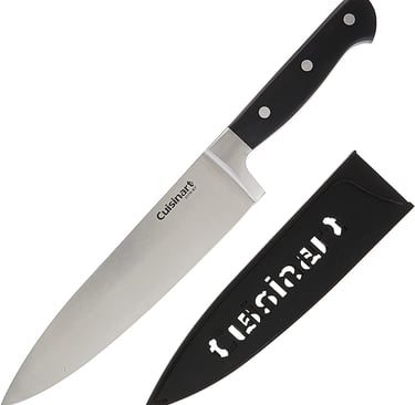 Cuisinart C77TR-8CF Triple Rivet Collection 8" Chef Knife, Black