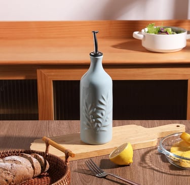 Light Blue Oil Dispenser