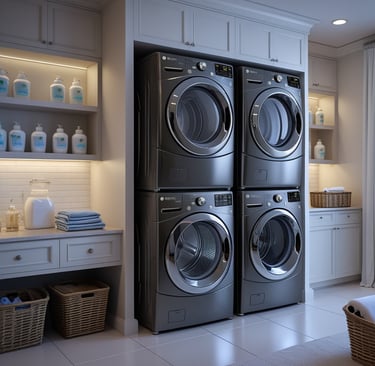 premium modern laundry room in Clean Zone