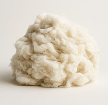 Raw cotton turkey from my cotton turkey