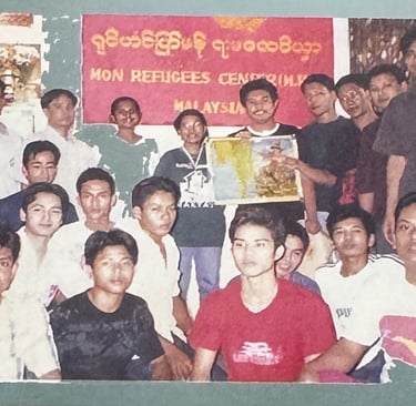A Group Photo of Mon Refugees Center Malaysia (MRCM)