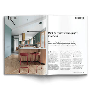 Création magazine Lifestyle, dossier déco