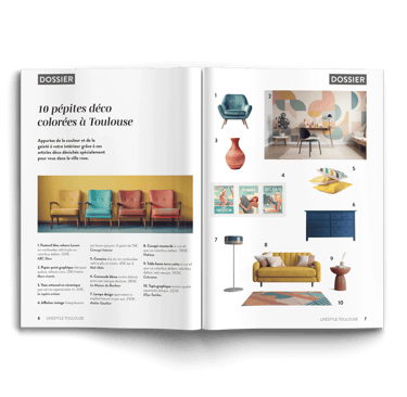Création magazine Lifestyle, dossier déco 3