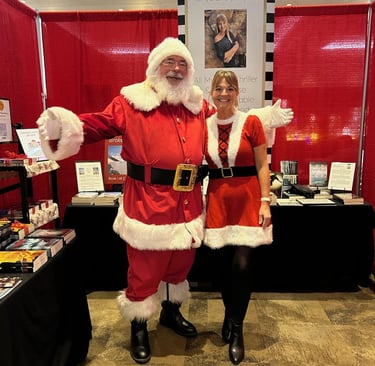 The Santa Cowboy at Home Holiday Markets with author Tanya Sharp Hyche