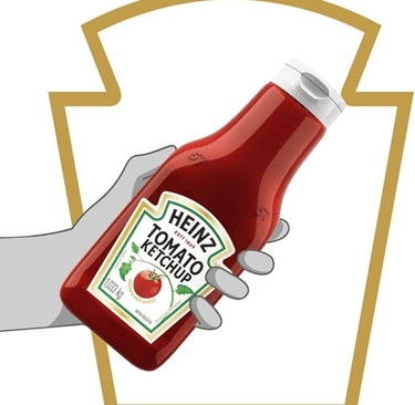 a hand holding a bottle of heinz heinz heinz heinz heinz heinz heinz heinz heinz heinz