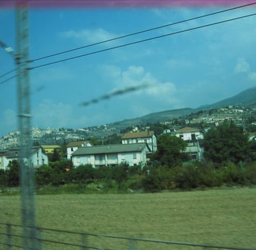 Perjalanan menuju kota Assisi