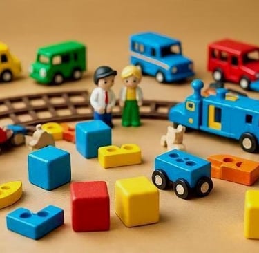 wooden toys by ARTASHI India