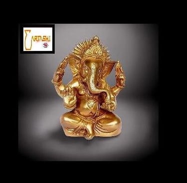 Ganesh statue brass