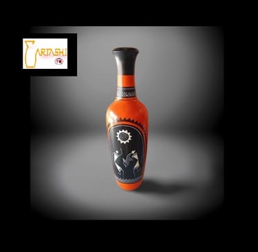 vase decoration - hand painted vase