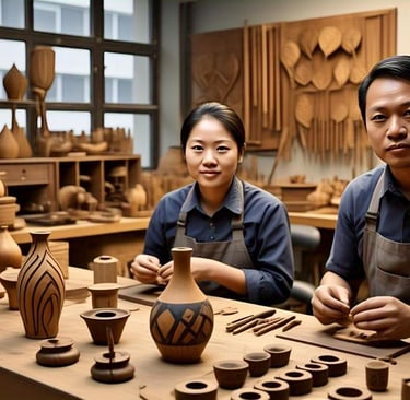 ARTASHI India factory of handmade products for home decoration and gifts