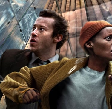 Eric and Samira in A Quiet Place Day One