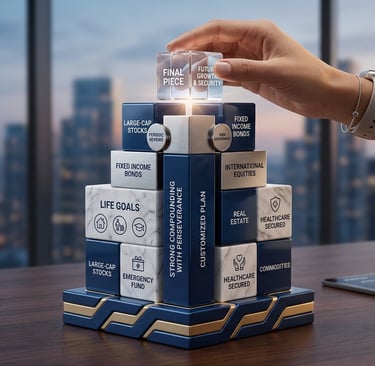 Structured portfolio allocation using mutual funds and asset allocation principles
