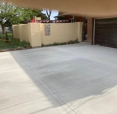 Sealed concrete