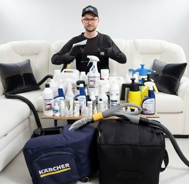 Auffrischende Reinigung, Premium Tiefenreinigung, Dampfreinigung und mobile Polster- & Innenraumrein