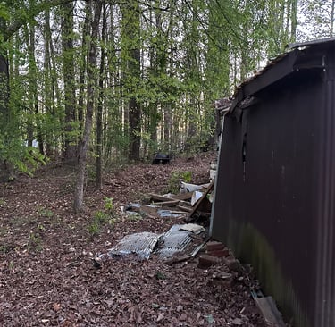 After Tree & Stump have been removed off a shop.