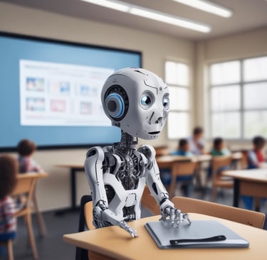 A passionate educator leading a lively workshop with engaged teachers around a table.