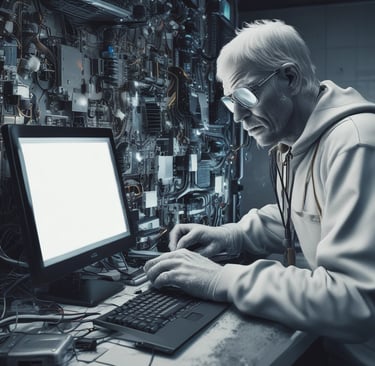 a man riding a skateboard down the side of a ramp