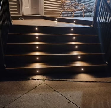 led deck lighting by paramount exterior llc