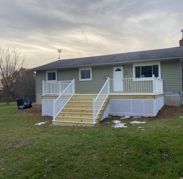 wood deck built in pinckney mi