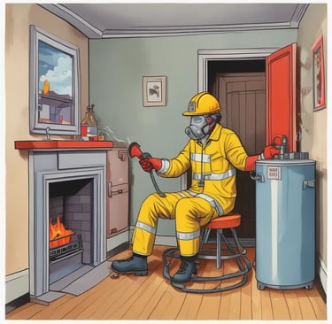 a man riding a skateboard down the side of a ramp