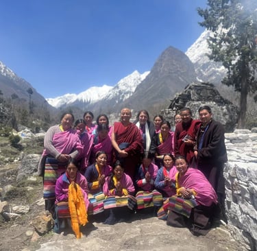 NGO in the Himalayan Mountains. Climate change initiatives