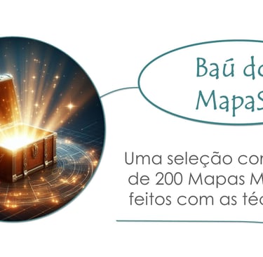 Baú dos Mapas, uma seleção com mais de 200 Mapas Mentais  