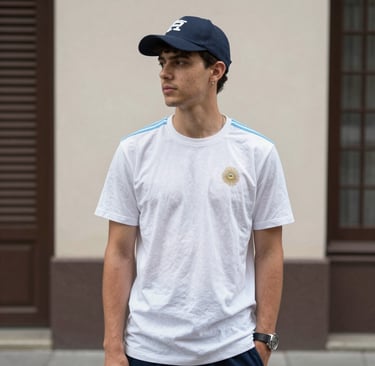 man standing near balcony