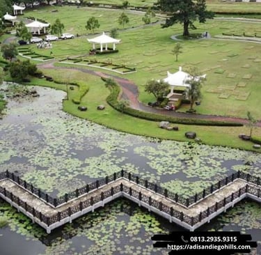 Makam San diego hills memorial park yang dirawat penuh kedamaiaan