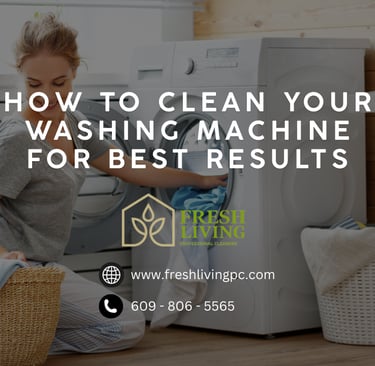 How to clean your washing machine