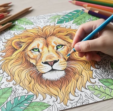 Livro de Colorir Infantil para Crianças em PDF para Imprimir | Atividades terapêuticas para Crianças