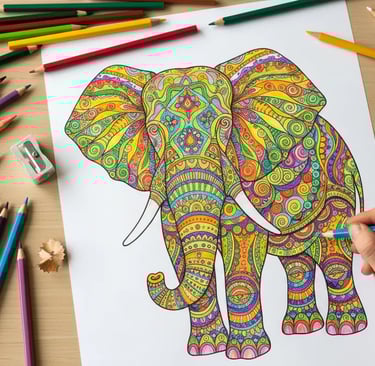 Livro de Colorir Infantil para Crianças em PDF para Imprimir | Atividades terapêuticas para Crianças