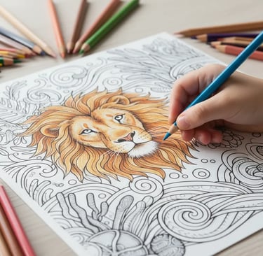 Livro de Colorir Infantil para Crianças em PDF para Imprimir | Atividades terapêuticas para Crianças