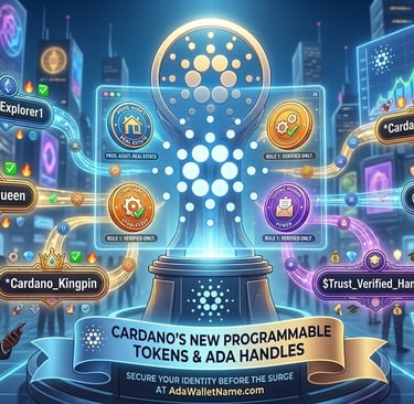 Cardano’s New Programmable Tokens
