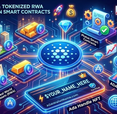 Cardano ADA and Tokenized RWA Will Flourish in Smart Contracts