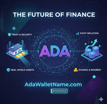 The Future of Finance: Why Cardano (ADA) and Personalized Wallet Names are Redefining Wealth