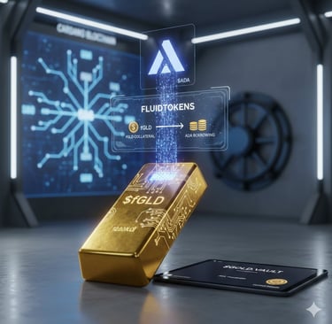 The Golden Cross: How FluidTokens is Bridging Cardano DeFi with Real-World Assets