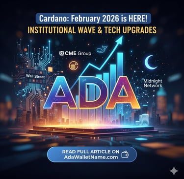 Cardano Update: Institutional Waves and Technical Milestones