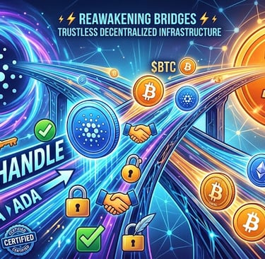 Cardano and Bitcoin Join Forces: The Cross-Chain "Reawakening" and Why Your Ada Handle is the Ultima