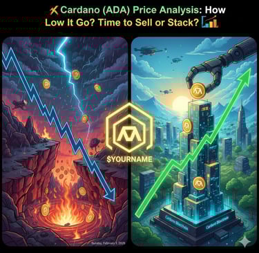 Cardano Ada Coin How Low Will It Go? Time to Sell or Stack?