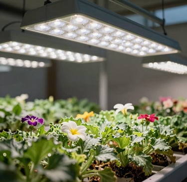 A cozy indoor corner filled with lush green plants and natural light streaming through a window